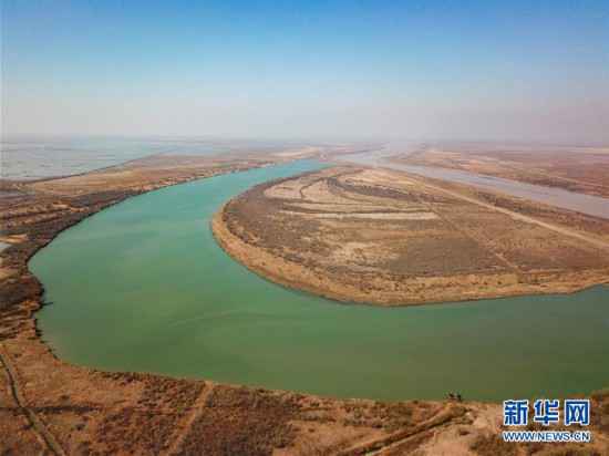 （环境）（1）鸟瞰黄河口湿地风光