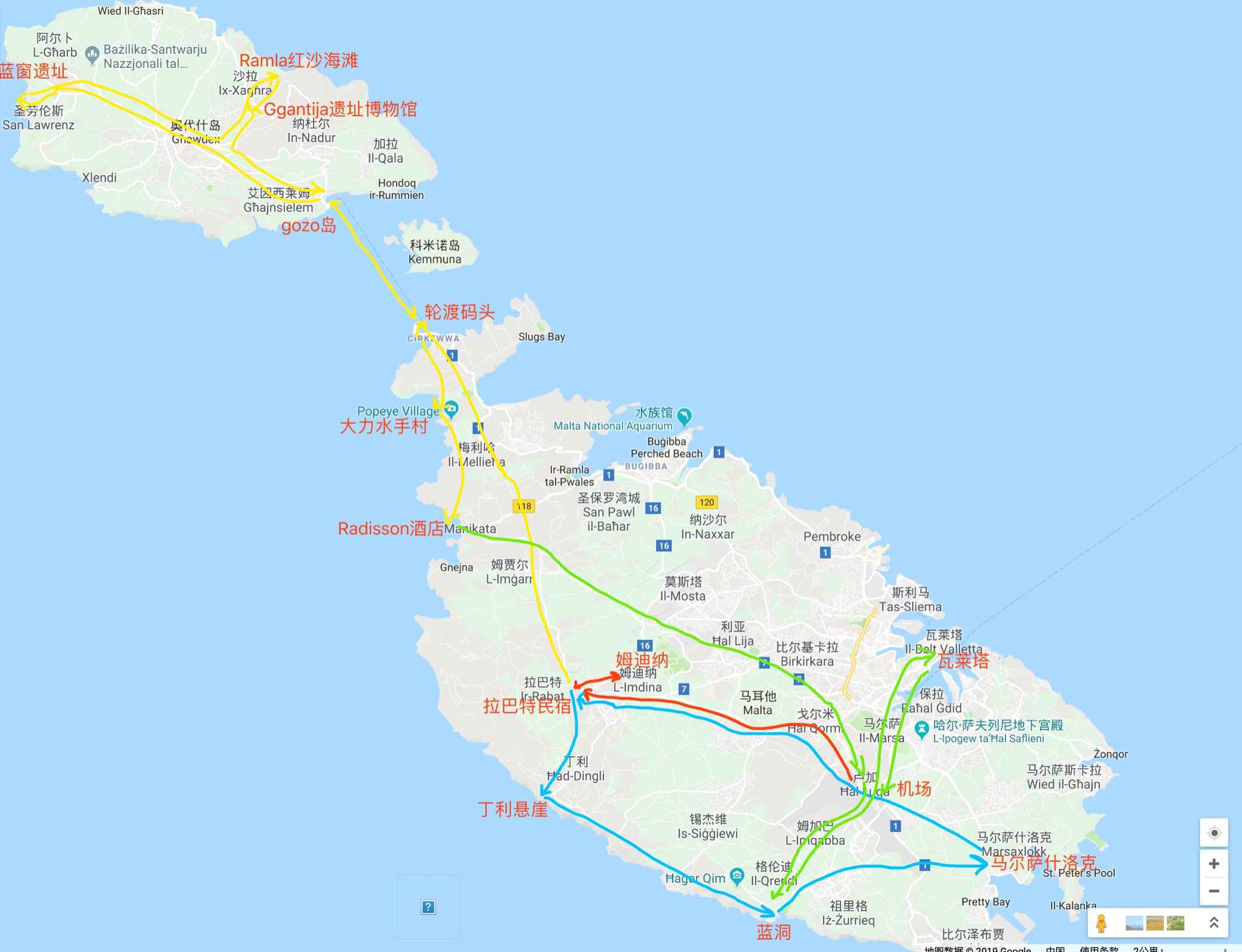 马耳他,两岛深度自驾,马耳他自助游攻略