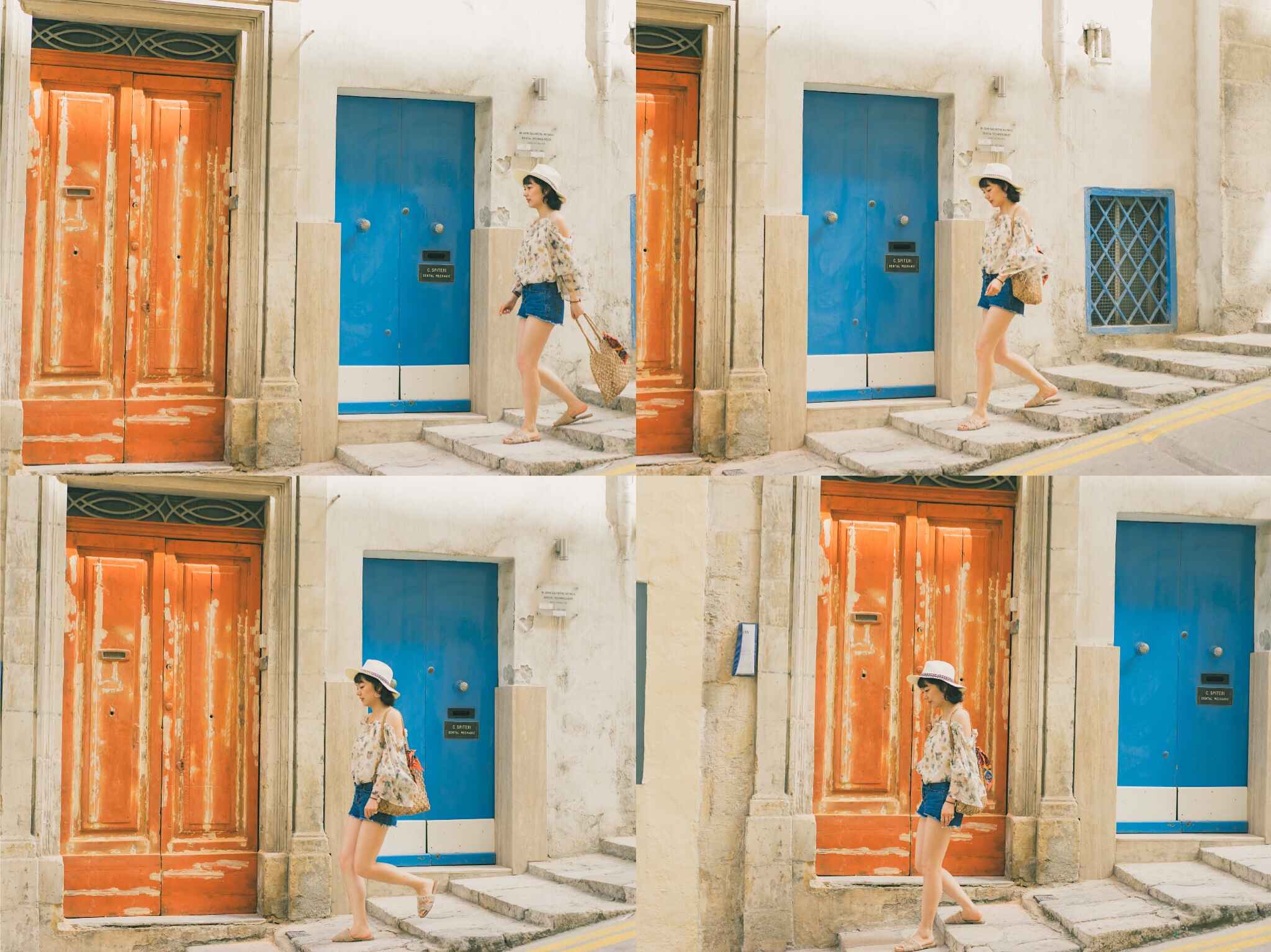 夏天的地中海,阳光明媚,用尽它所有的蓝色与