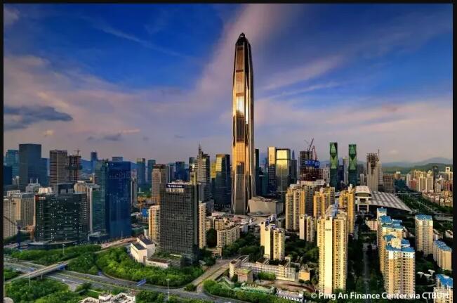 2017-2018年中国十大最高建筑排行榜第二名：平安金融中心(深圳)