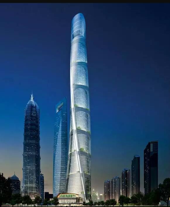2017-2018年中国十大最高建筑排行榜第一名：上海中心